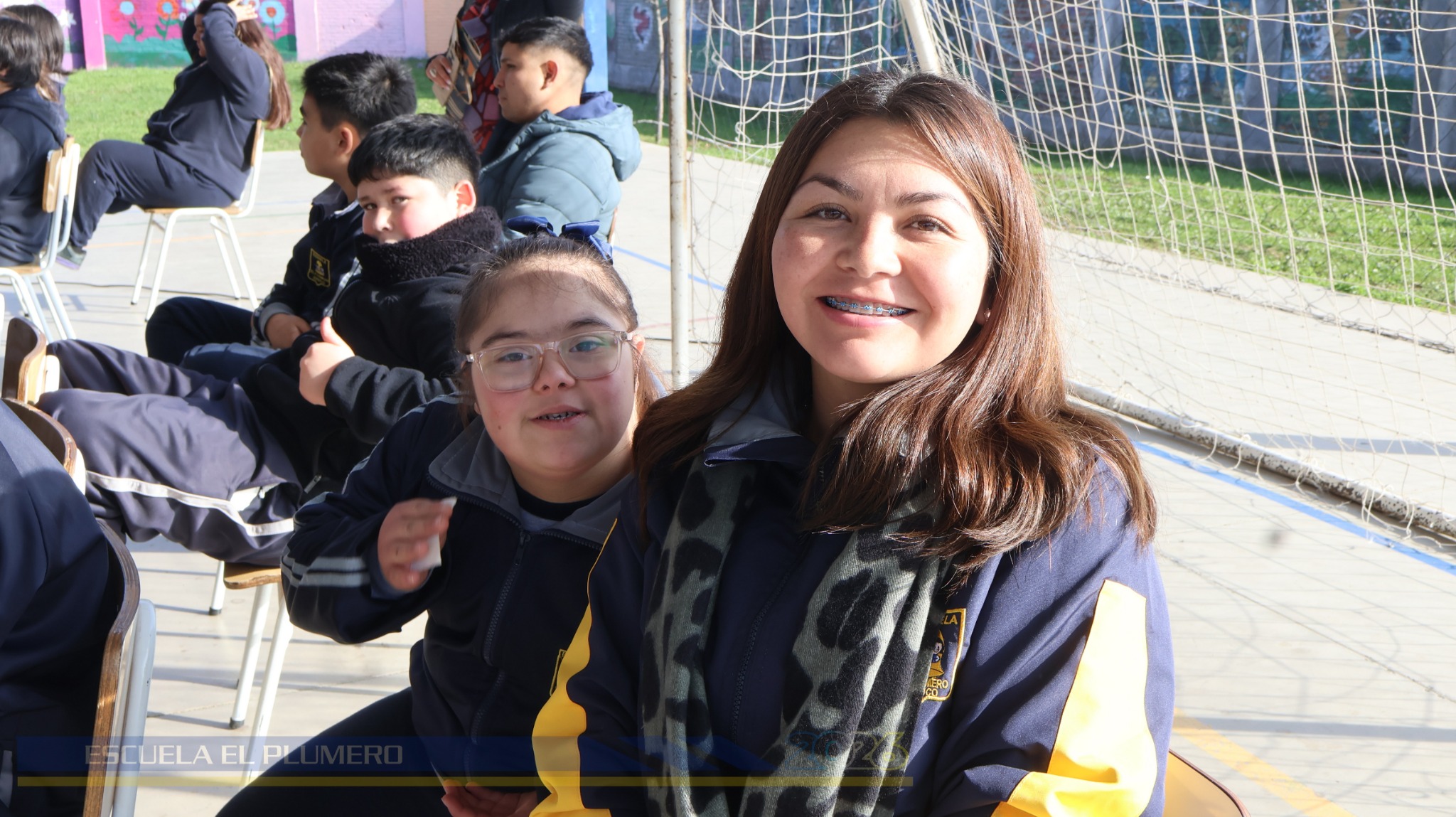 Estudiantes de la Escuela El Plumero